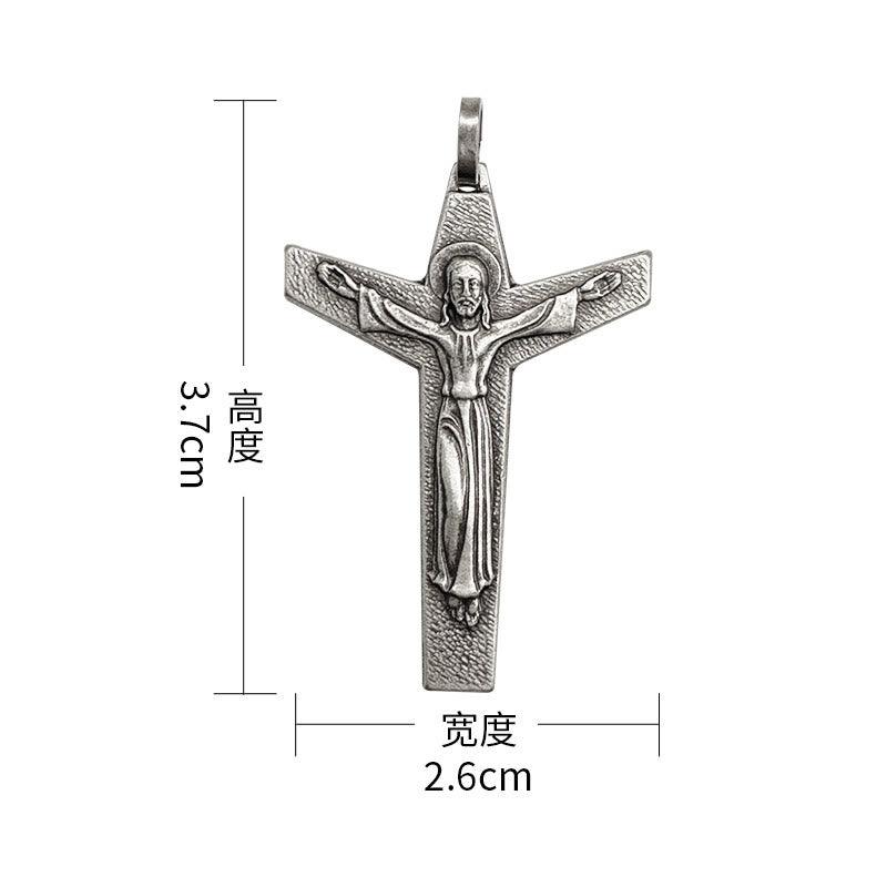 Christiandiscipleshop Faith and Courage Cross Crucifix Necklace: A Symbol of Resilience