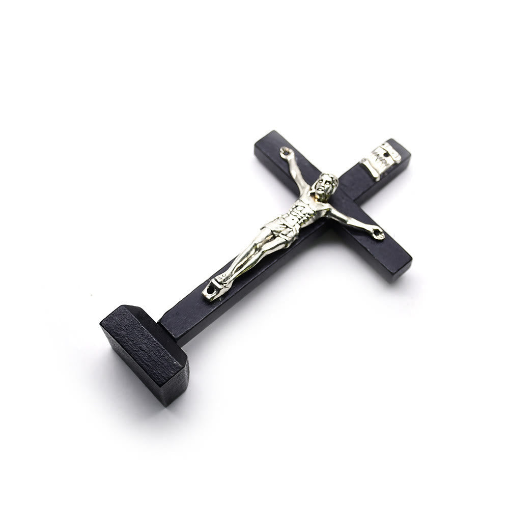 Christianartworkshop 3 Colors Wooden Jesus Cross Ornament - Expression of Faith