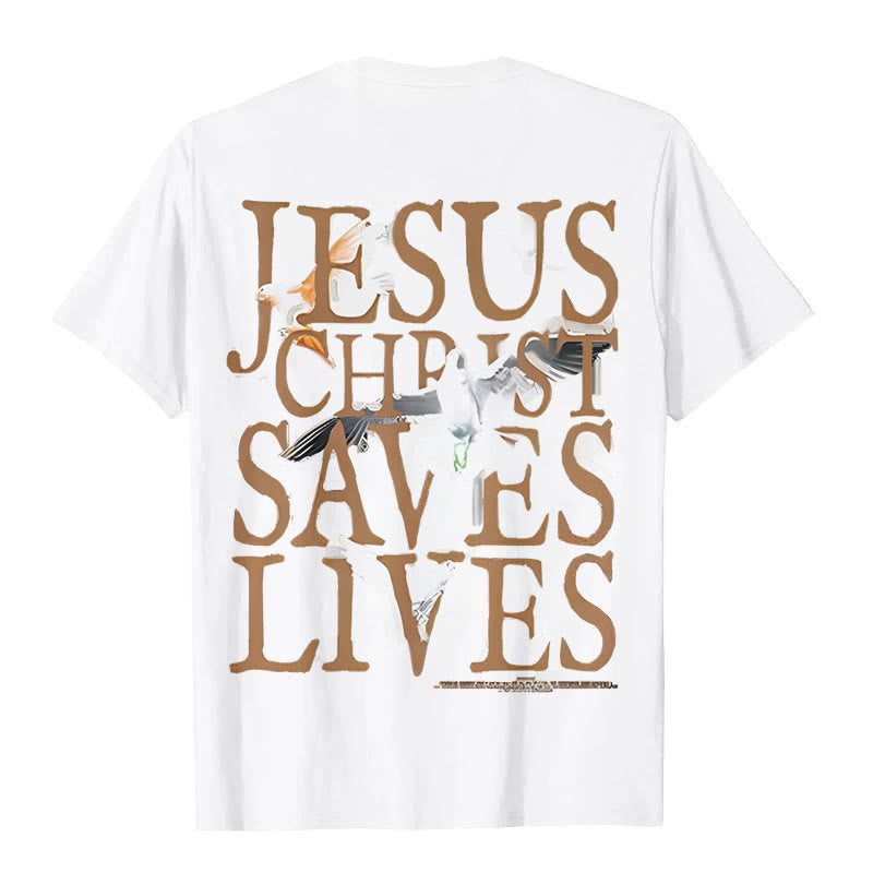 christiandiscipleshop Jesus Face and Crown of Thorns Graphic T-Shirt