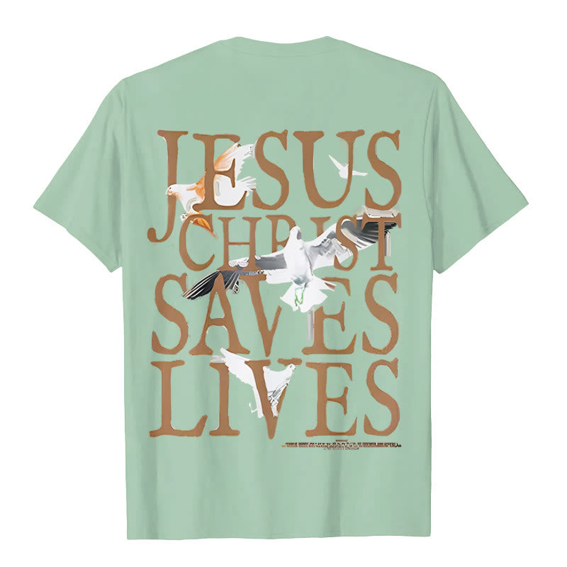 christiandiscipleshop Jesus Face and Crown of Thorns Graphic T-Shirt