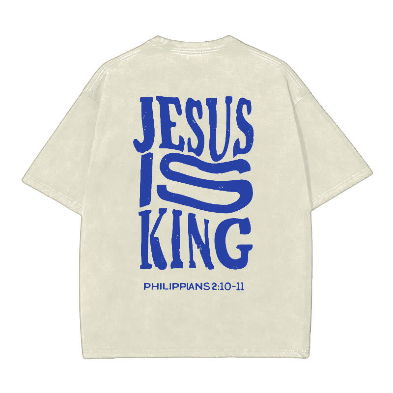 christiandiscipleshop Jesus Is King Graphic T-Shirt