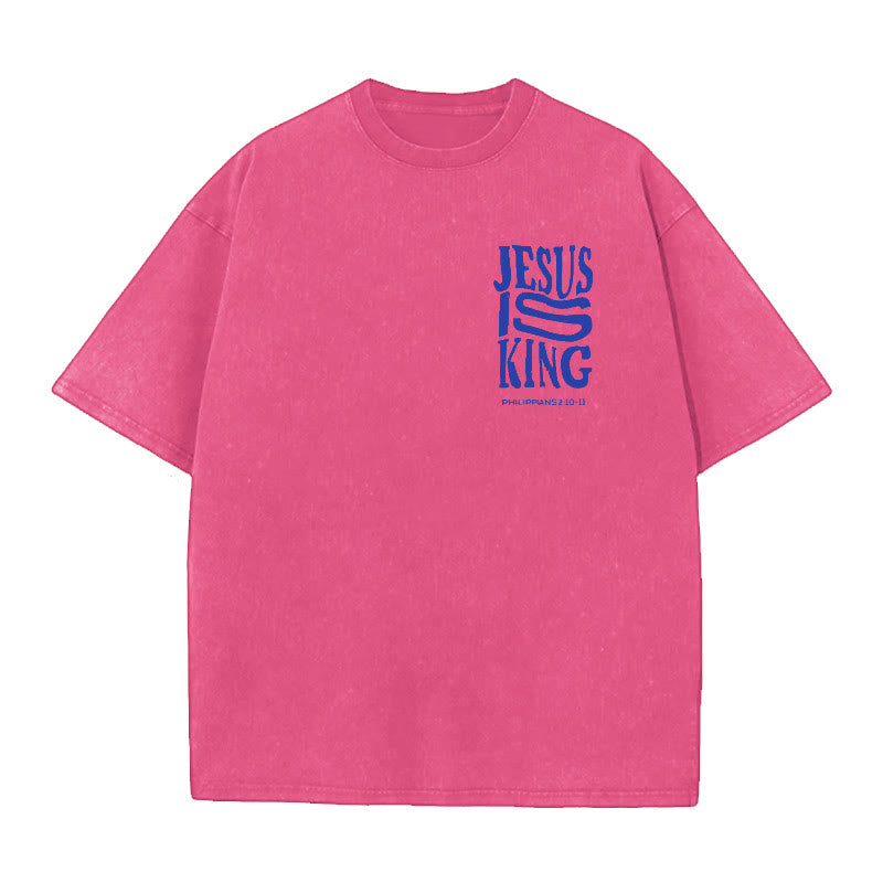 christiandiscipleshop Jesus Is King Graphic T-Shirt