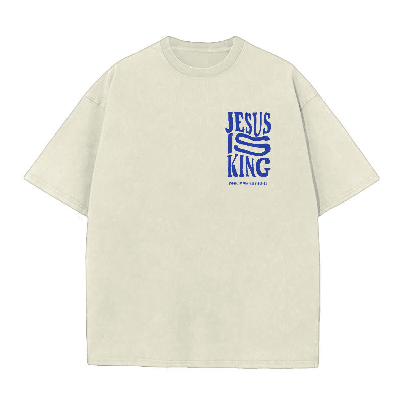 christiandiscipleshop Jesus Is King Graphic T-Shirt