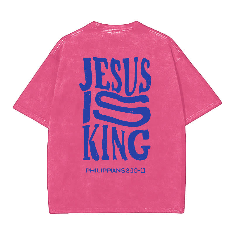 christiandiscipleshop Jesus Is King Graphic T-Shirt