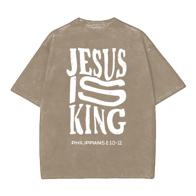 christiandiscipleshop Jesus Is King Graphic T-Shirt
