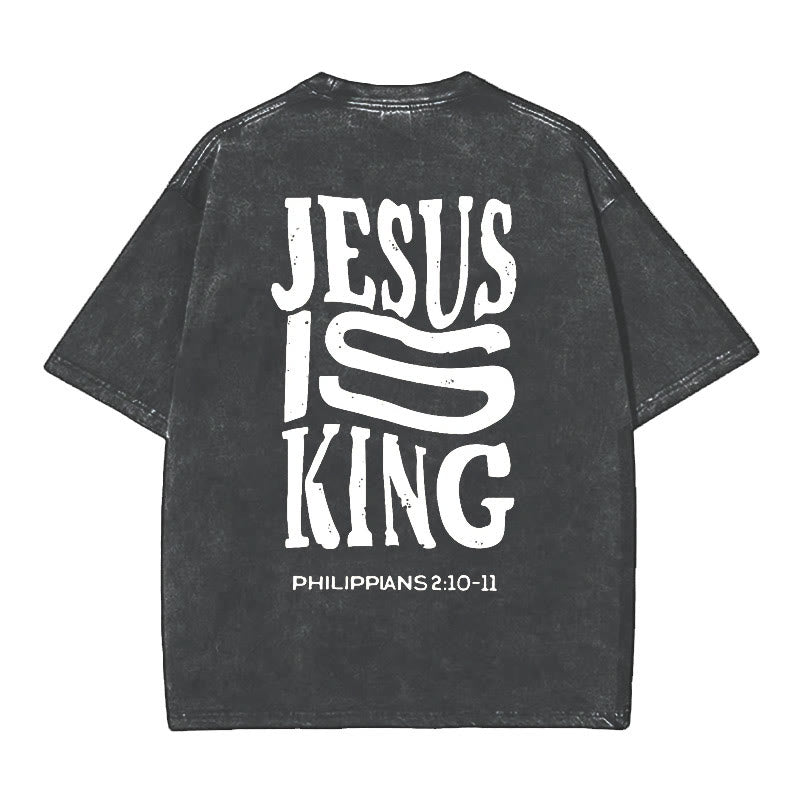 christiandiscipleshop Jesus Is King Graphic T-Shirt