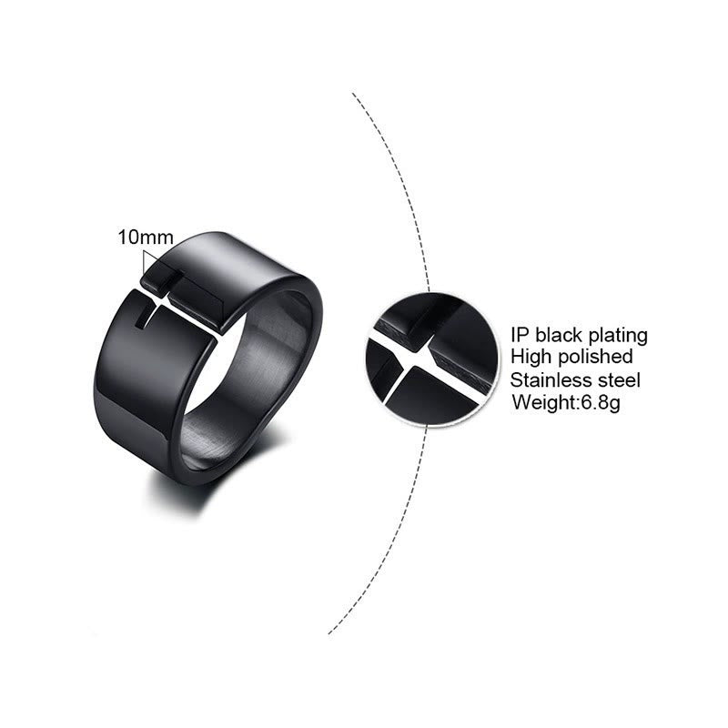 Christiandiscipleshop Eternal Faith Open-Work Cross Ring—A Symbol of Divine Connection