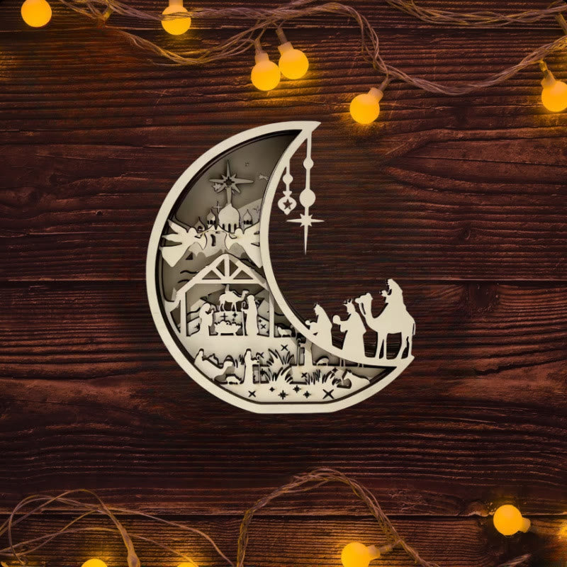 Christiandiscipleshop Easter Nativity Wooden Desktop Ornament - A Symbol of Hope and Renewal