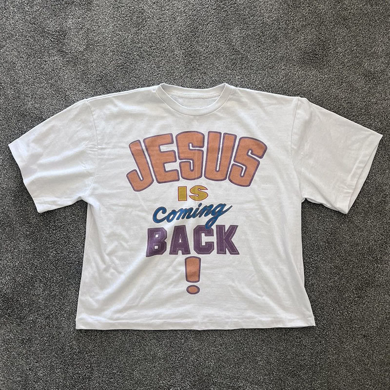 christiandiscipleshop Jesus is Coming Back Bold Statement T-Shirt