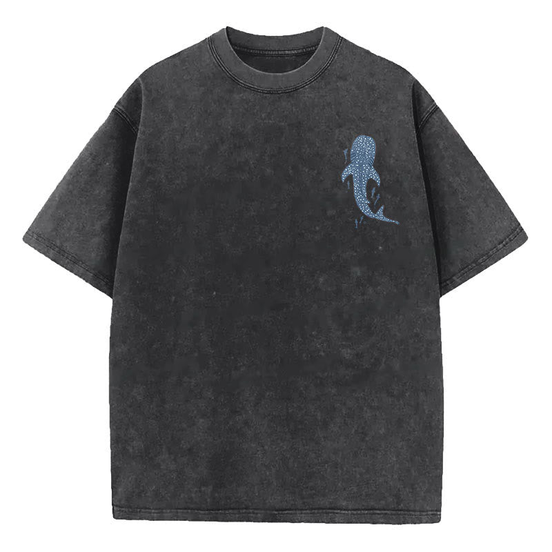 christiandiscipleshop I Will Be With You Double Sided Washed Christian T-shirt