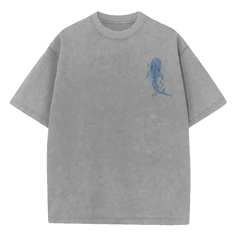 christiandiscipleshop I Will Be With You Double Sided Washed Christian T-shirt