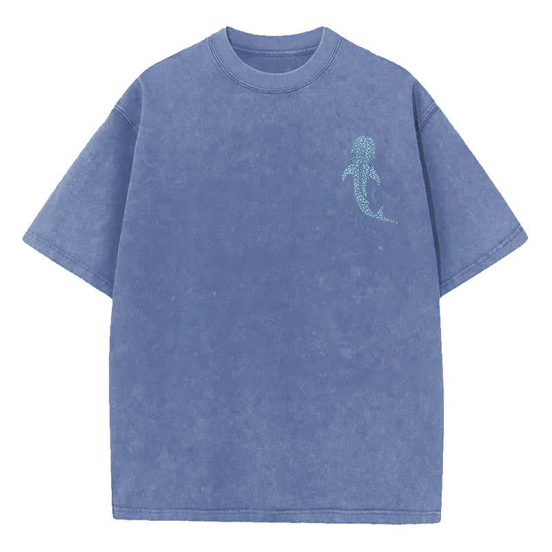 christiandiscipleshop I Will Be With You Double Sided Washed Christian T-shirt