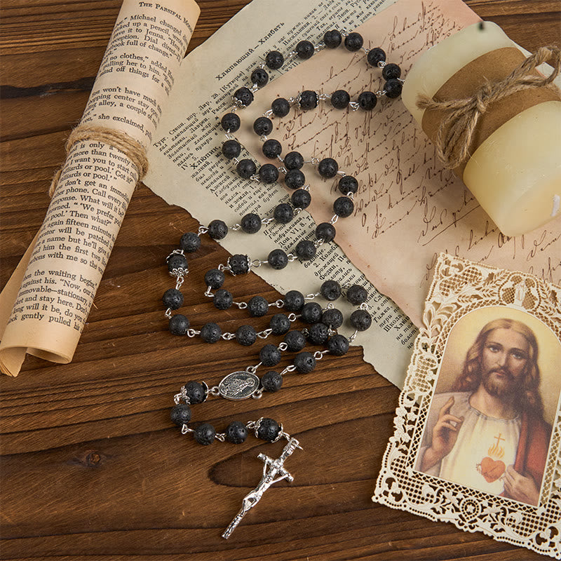 christiandiscipleshop Volcanic Pulse Rosary: A Devotional Thread Woven with Christ's Love