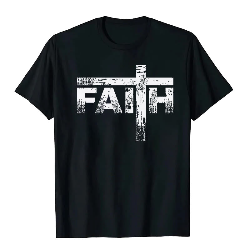 christiandiscipleshop The Faith Cross T-Shirt