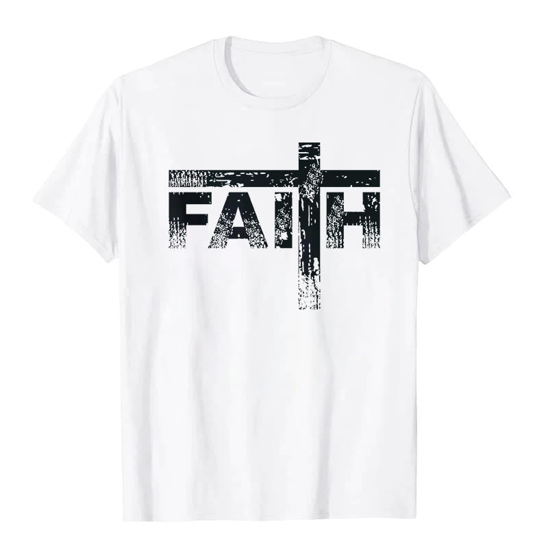 christiandiscipleshop The Faith Cross T-Shirt