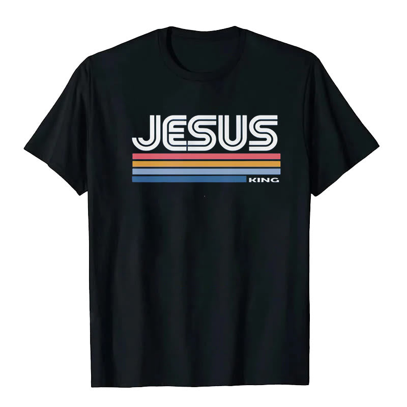 Christiandiscipleshop Retro Jesus King T-Shirt
