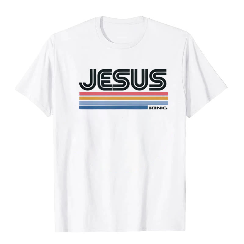 Christiandiscipleshop Retro Jesus King T-Shirt