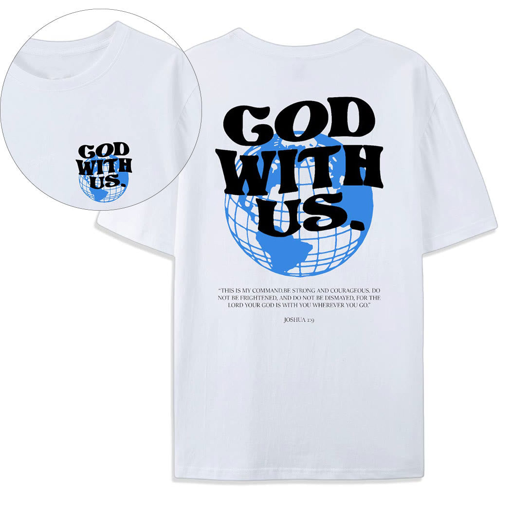Christiandiscipleshop God With Us Cotton T-Shirt
