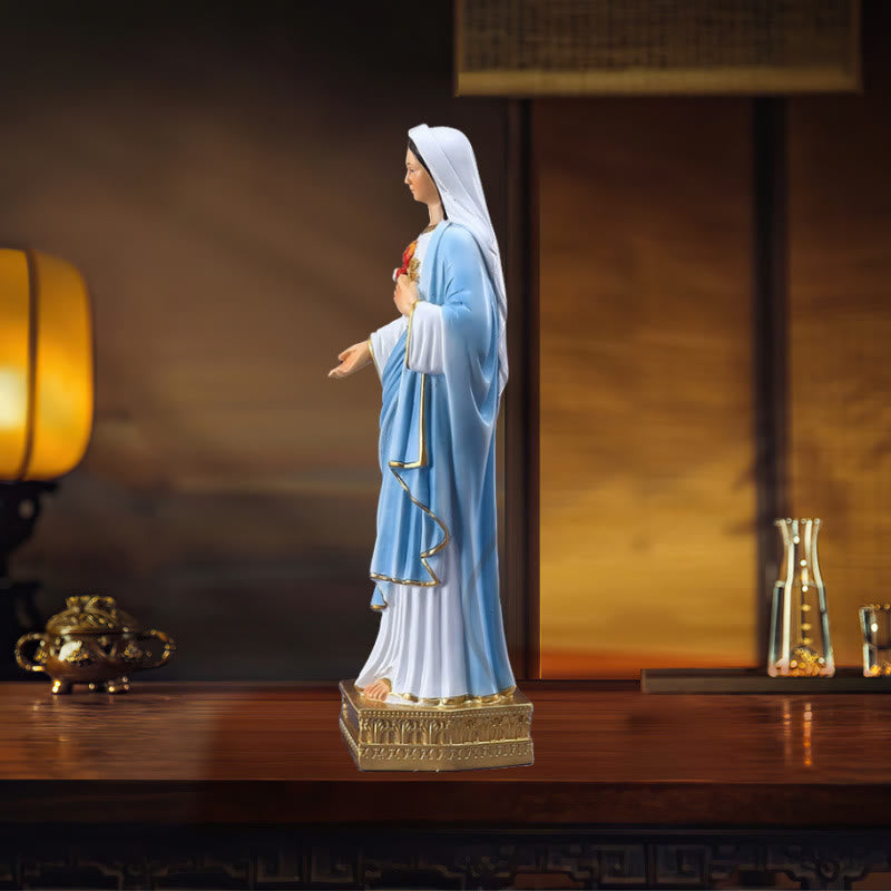 christiandiscipleshop Immaculate Heart of Mary Desktop Ornament: Spreading the Power of Faith