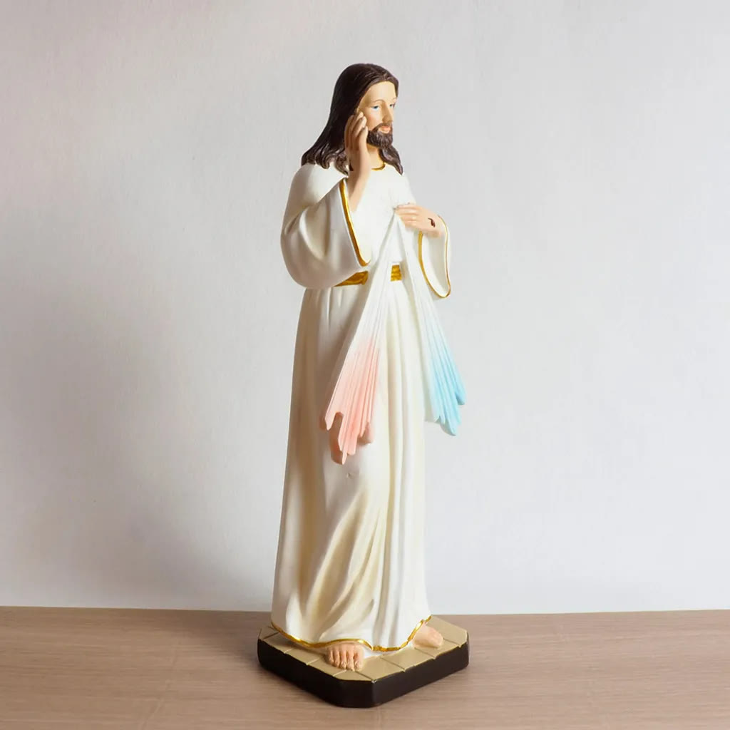 christiandiscipleshop Jesus Divine Mercy Desktop Ornament: Spreading the Light of Salvation