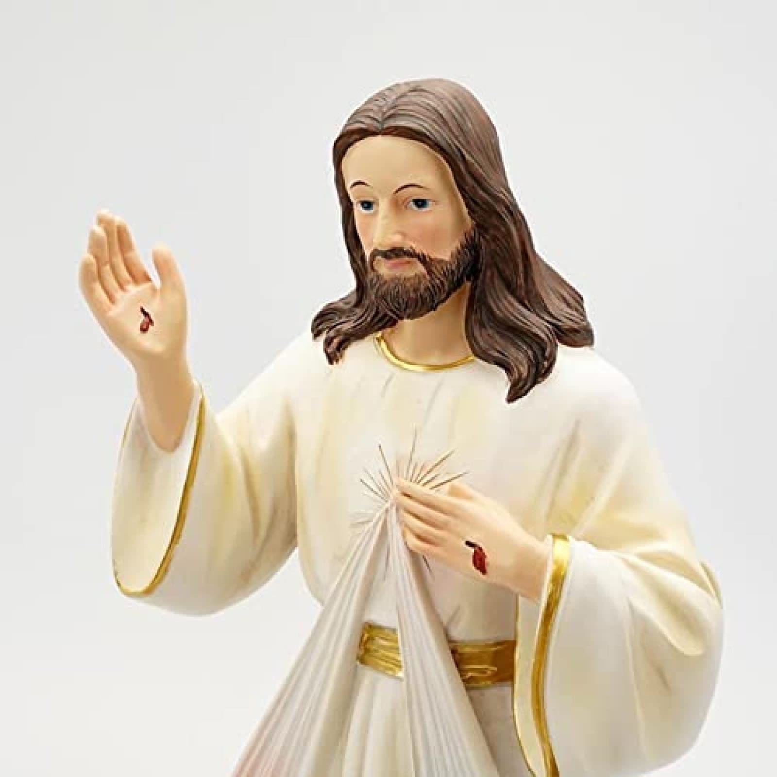 christiandiscipleshop Jesus Divine Mercy Desktop Ornament: Spreading the Light of Salvation