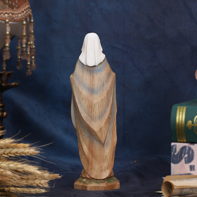 Christiandiscipleshop Our Lady Wooden Desktop Ornament: Spreading Love and Blessings