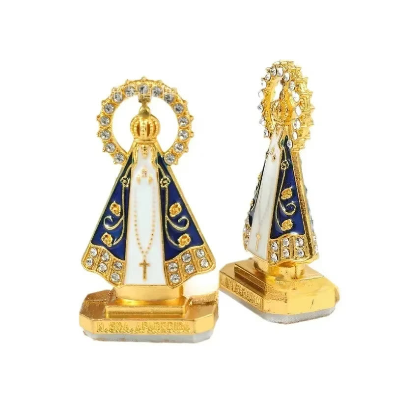 Christiandiscipleshop Our Lady of Aparecida Metal Desktop Ornaments: A Shining Tribute to Faith and Beauty
