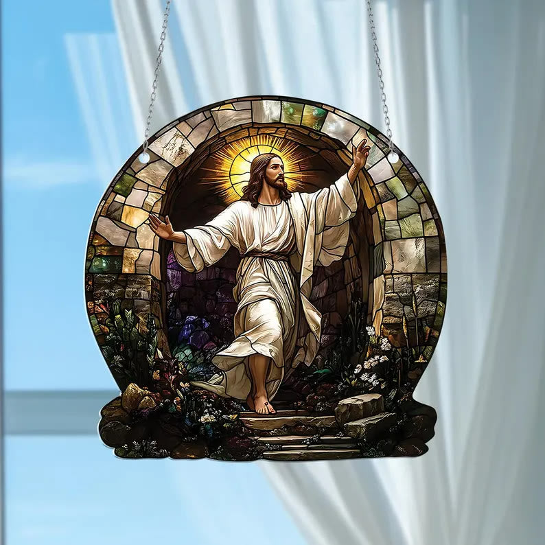 christiandiscipleshop Jesus Garden Hanging Ornament: A Symbol of Hope and Redemption