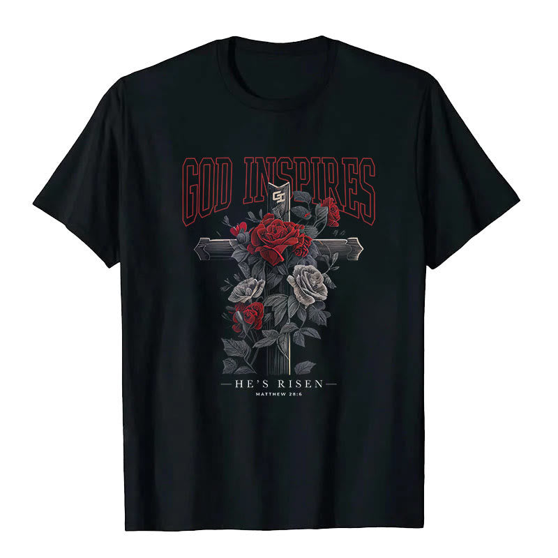 Christianartworkshop "GOD INSPIRES" T-shirt