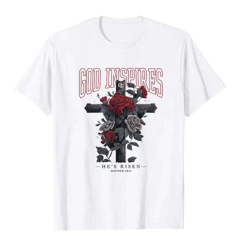 Christianartworkshop "GOD INSPIRES" T-shirt