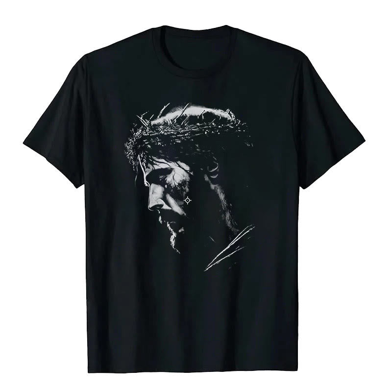 christiandiscipleshop Jesus Crown of Thorns T-shirt
