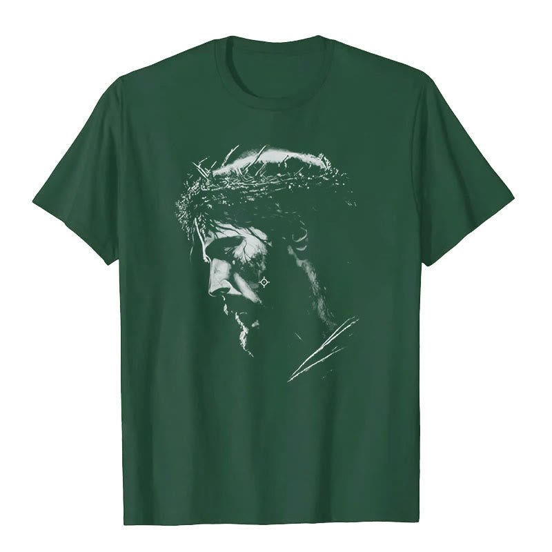 christiandiscipleshop Jesus Crown of Thorns T-shirt