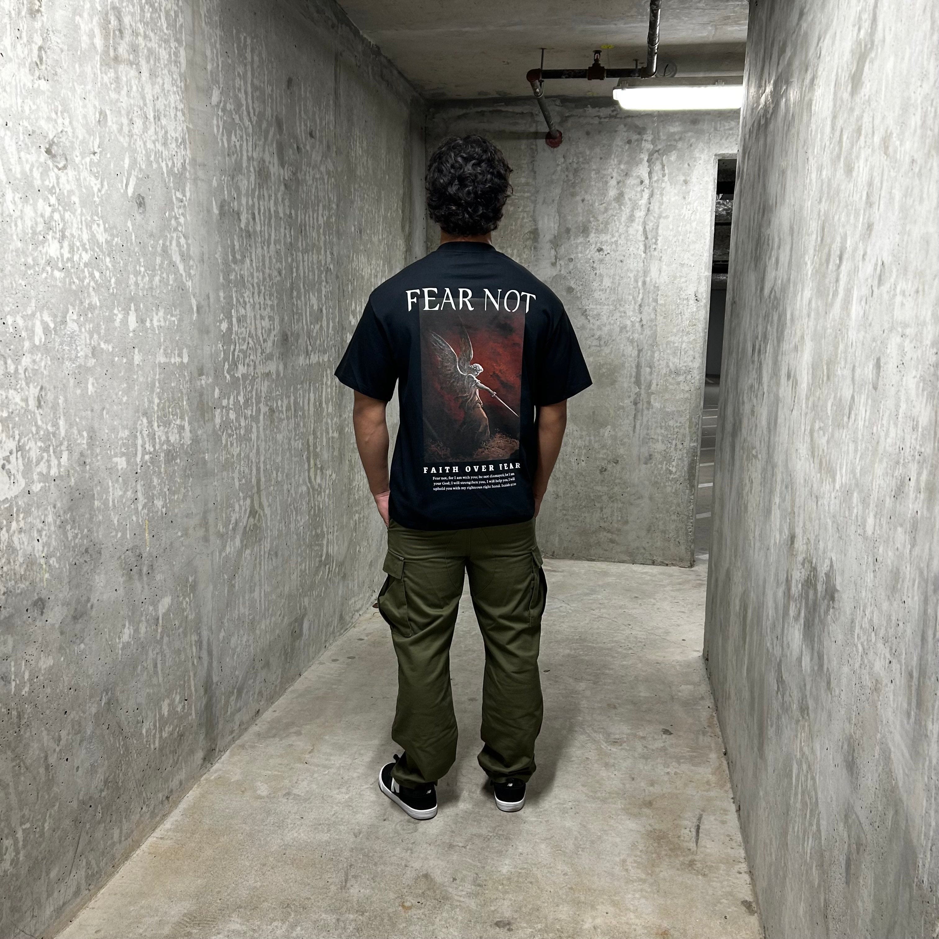 Christianartworkshop "FEAR NOT" Short Sleeve T-shirt