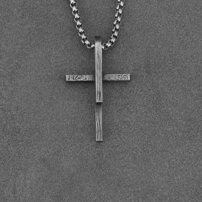 Christianartworkshop 999 Sterling Silver Modern & Minimalist Cross Necklace: A Symbol of Power of Faith