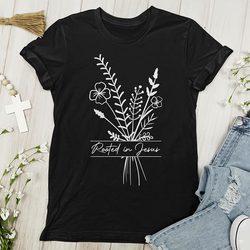 Christiandiscipleshop Rooted in Jesus T-shirt