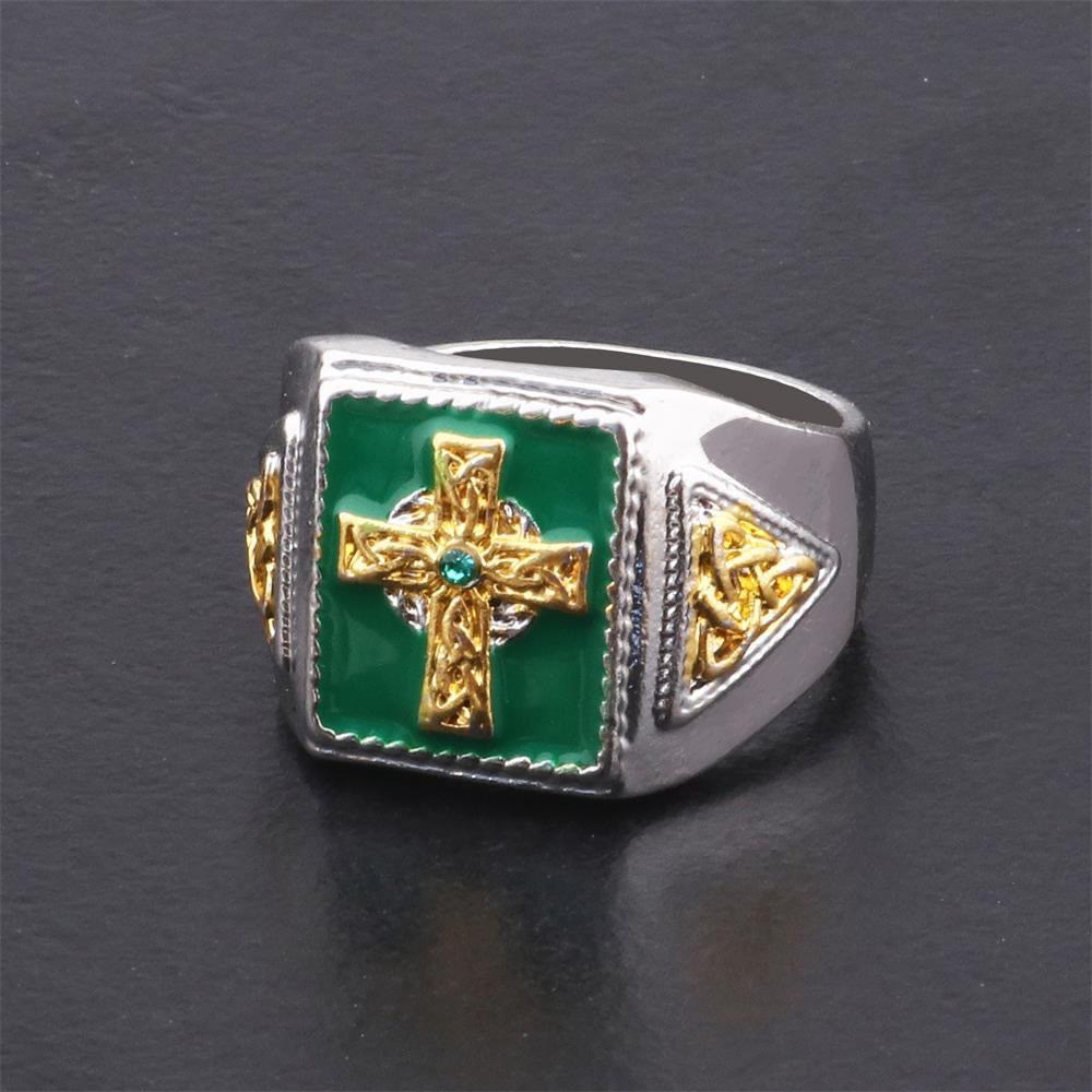 christiandiscipleshop Vintage & Classic Crucifix Irish Celtic Blessing Ring: A Symbol of Elegance
