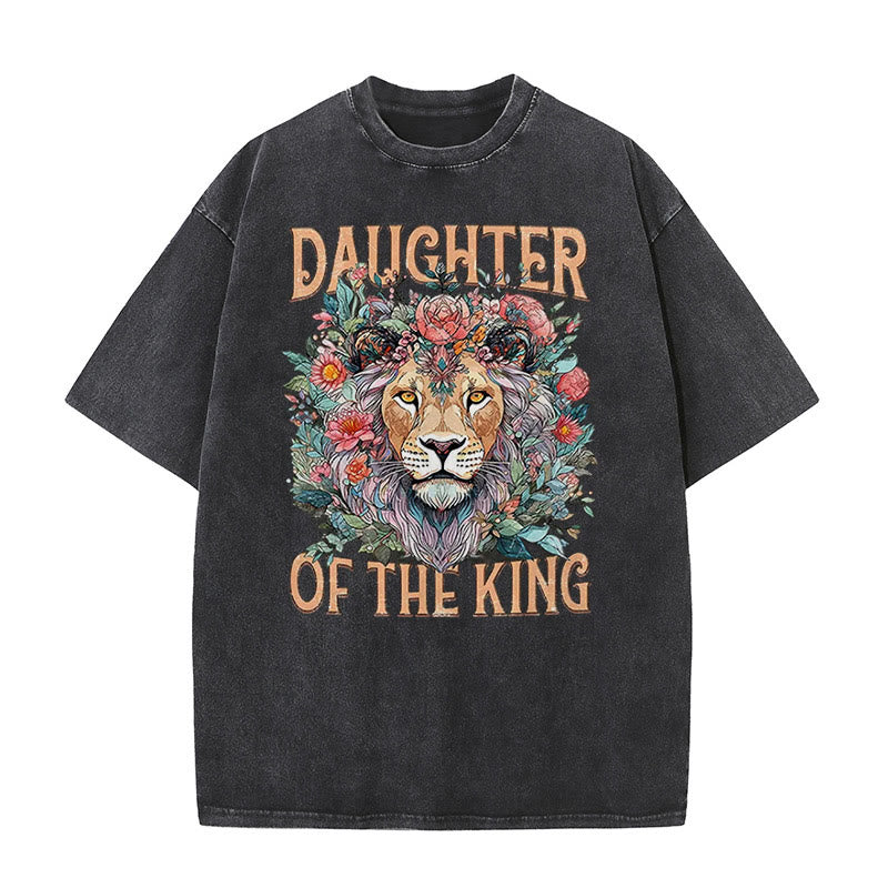 Christiandiscipleshop Daughter Of The King Christian Unisex Washed T-Shirt