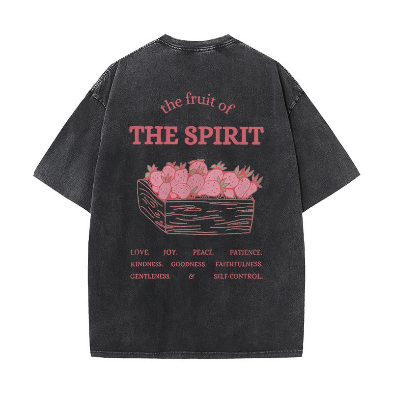 Christiandiscipleshop Fruit Of The Spirit Unisex Washed T-Shirt