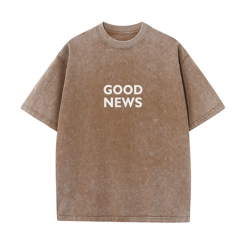 Christianartworkshop "For God So Loved the World" Unisex Washed T-Shirt