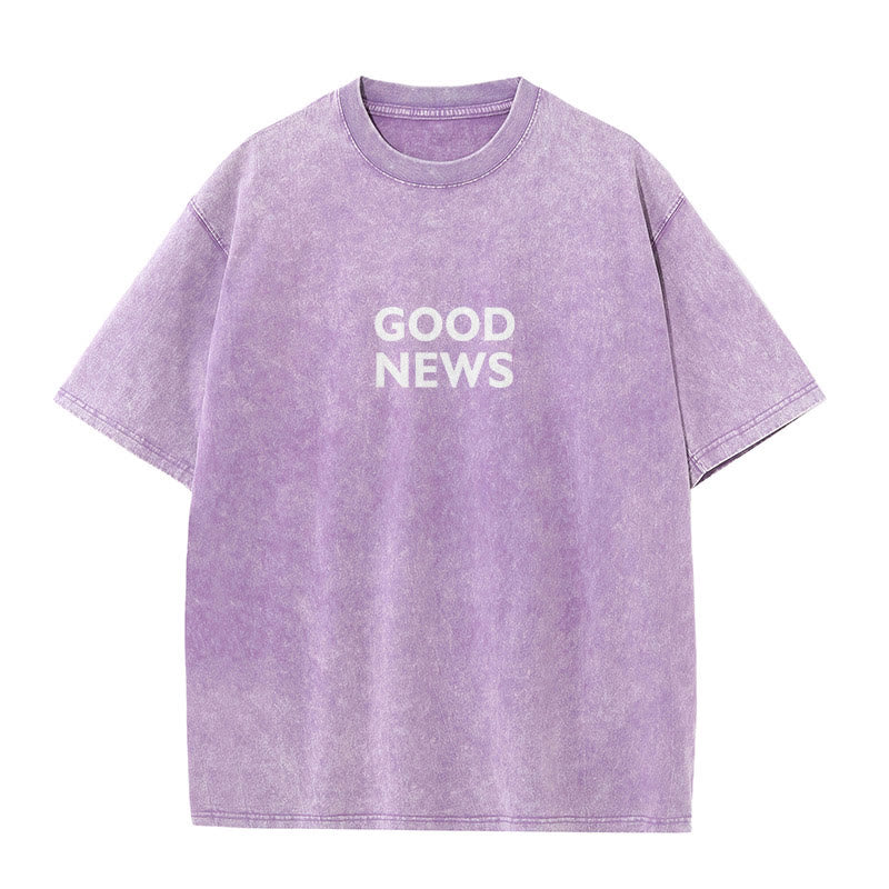 Christianartworkshop "For God So Loved the World" Unisex Washed T-Shirt