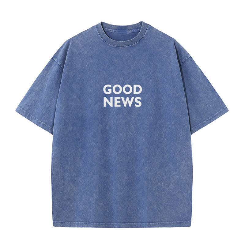 Christianartworkshop "For God So Loved the World" Unisex Washed T-Shirt