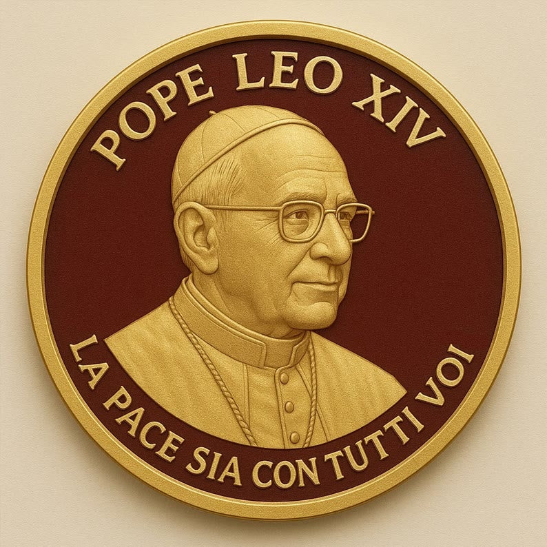 christiandiscipleshop The Inaugural American Pontiff: Commemorative Coin of Pope Leo XIV
