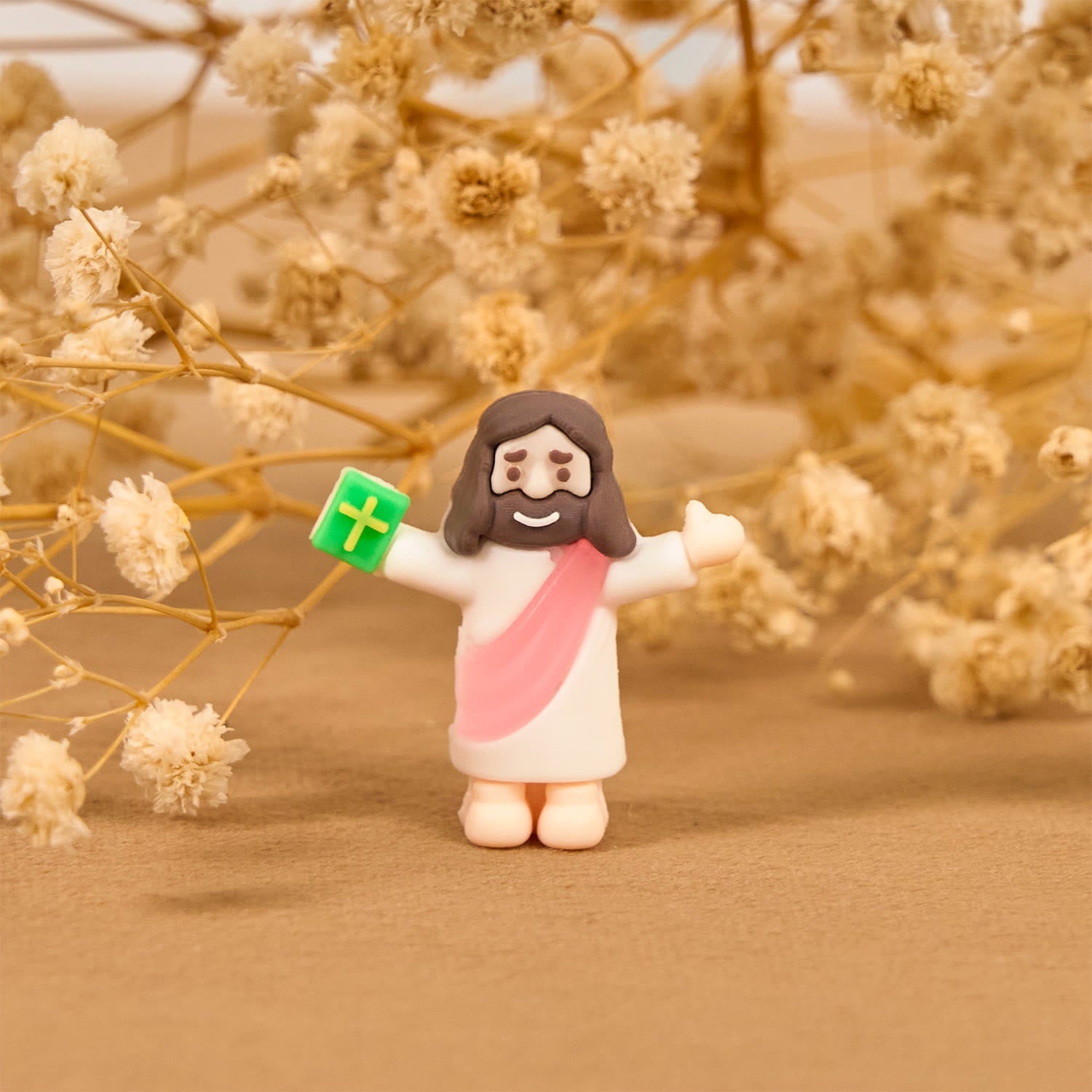 Christianartworkshop 5/10/20/30pcs Faith - Inspired Mini Jesus Figurines with Bible in Hand