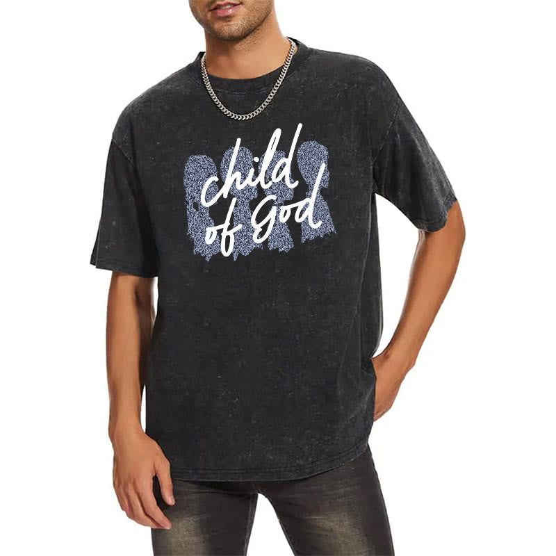 Christianartworkshop Child of God Unisex Washed T-Shirt