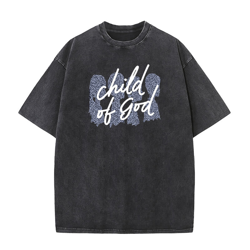 Christianartworkshop Child of God Unisex Washed T-Shirt