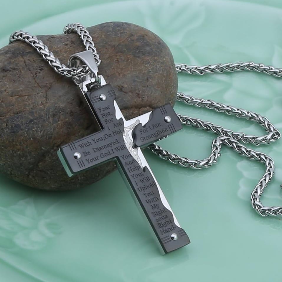 christiandiscipleshop Jesus christiandiscipleshop Crucifix Religion Cross Pendant Necklace