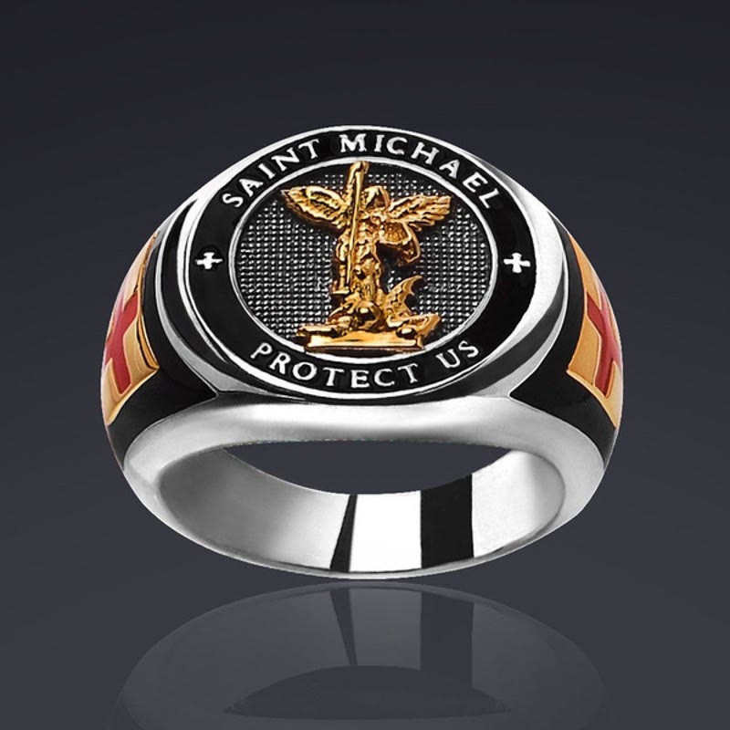 Christiandiscipleshop Saint Michael the Archangel Protection Ring