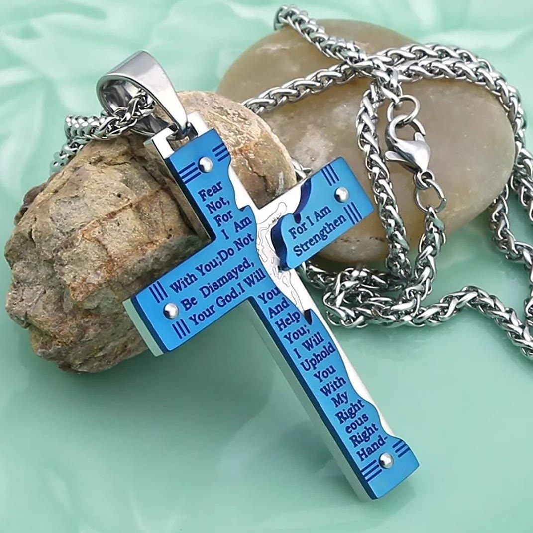 christiandiscipleshop Jesus christiandiscipleshop Crucifix Religion Cross Pendant Necklace