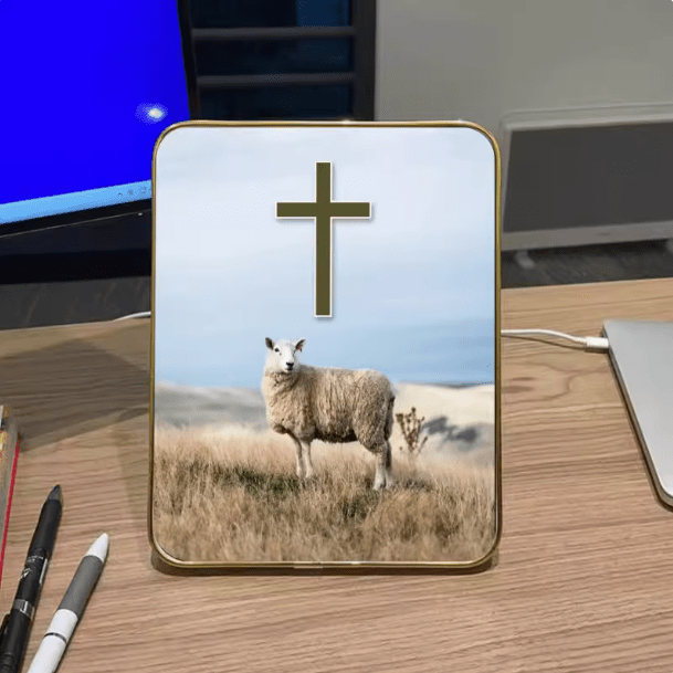christiandiscipleshop Modern Style Multi-options Cross Decorative Painting Desktop Ornaments
