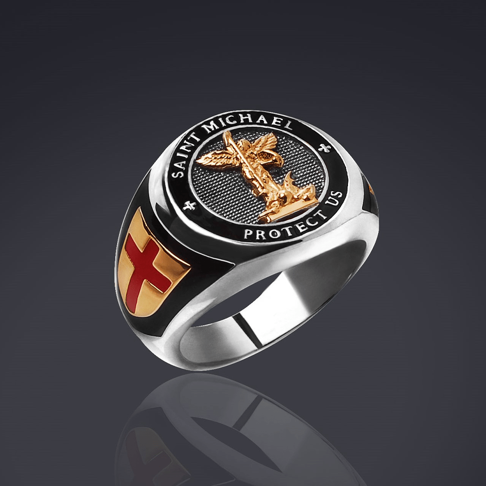 Christiandiscipleshop Saint Michael the Archangel Protection Ring